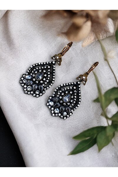 FAYRA ACCESSORIES Zircon Stone Design Earrings