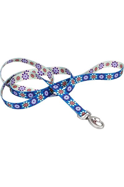 Coastal 1in Sublime Dog Leash Flower Purple and Yellow 6ft