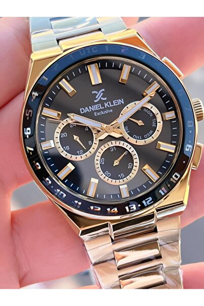 Daniel Klein Men's Wrist Watch Fg.13522.9 with Inner Functions Active 30 Mt Water Resistant 2 Years Warranty