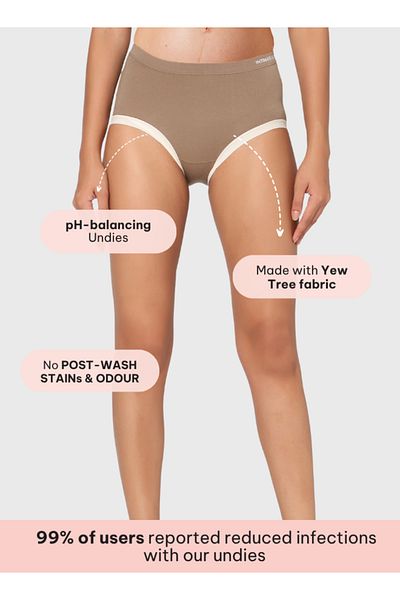 Intimate Queen Yew Tree Bae Maternity Briefs – Silky Soft, Antibacterial Calm, Full-Coverage Comfort (Pack Of 2)