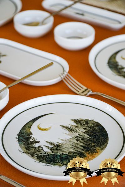 Farika Porselen Vuslat 16 Piece Breakfast Set