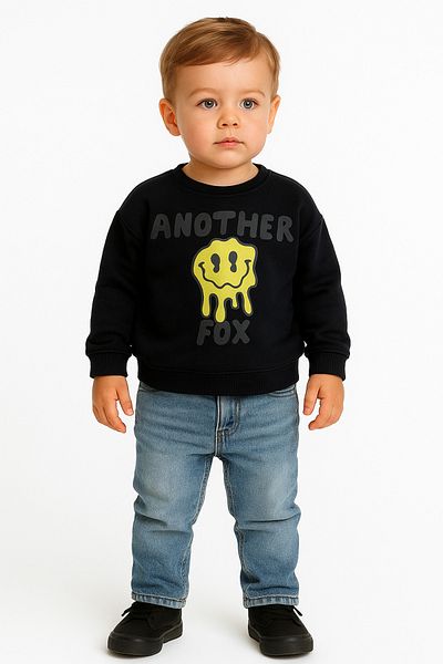 DİVİSTA Boy's Printed Long Sleeve Sweatshirt