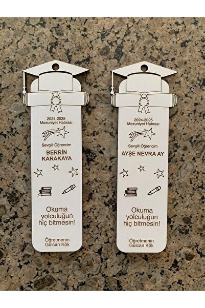 6. Pro Mezuniyet Hediyesi Kitap Ayracı (10 ADET)