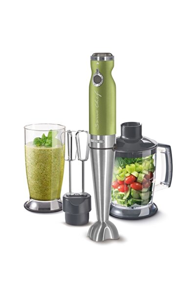 Sencor Blender de mână 4-în-1, 1200W, cu lame cvadruple din titan și accesorii