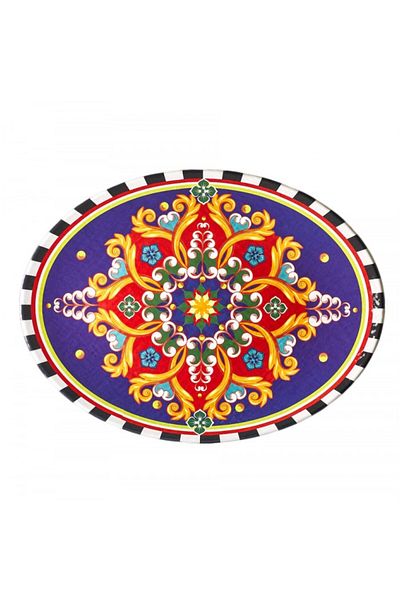 Raki Oval melamine platter CULINARO CORDOBA 49x36xh4.4cm