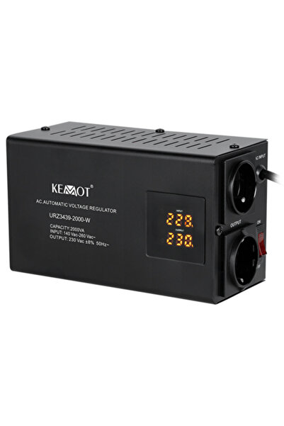 Kemot Stabilizator de tensiune montat pe perete 2000VA, 230V, 1400W