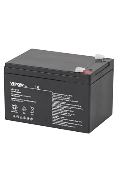 Vipow AGM VRLA 12V 14Ah Σταθερή Εφεδρική Μπαταρία για Συστήματα UPS