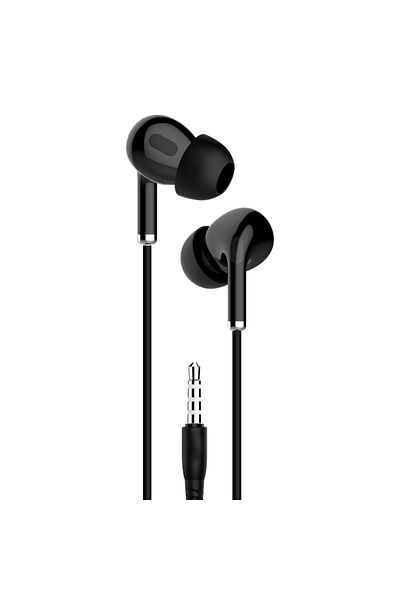 Cellara CELLARA STEREO HEADPHONES WITH 3.5 MM JACK - BLACK
