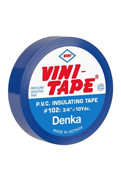 Lechpol VINI Μπλε Ηλεκτρομονωτική Ταινία 0.15mm x 19mm x 10yd