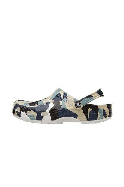 Crocs Geo Camo Clog 211009-94s Unisex Sandale și papuci albi