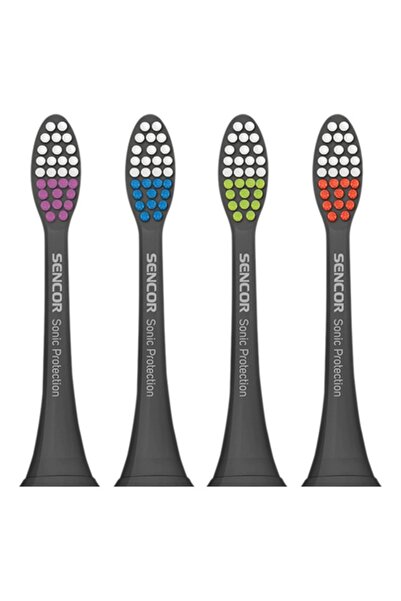 Sencor Capete de rezervă pentru periuța de dinți Sonic Protect, Set de 4