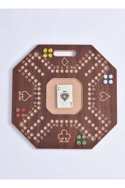 EGG Brown Jackaroo Wooden Game with Strong Carrying Case for Strategic Planning