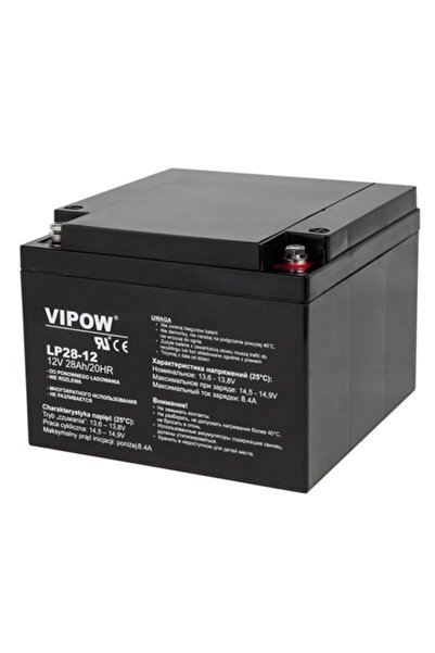 Vipow Acumulator staționar 12V 28Ah AGM VRLA