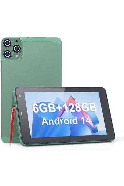 CIDEA C idea 5G LTE with SIM Card Slot Tablet, 7 Inch Android 12 Tablet, 6GB RAM, 128GB ROM, Expandable to
