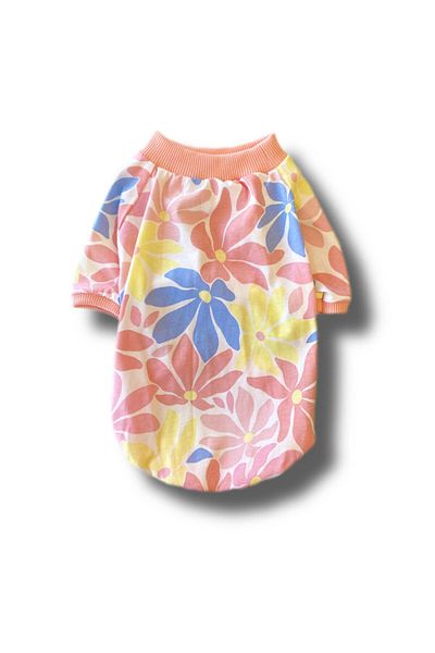 Luli Pet Floral Patterned Dog Shirt
