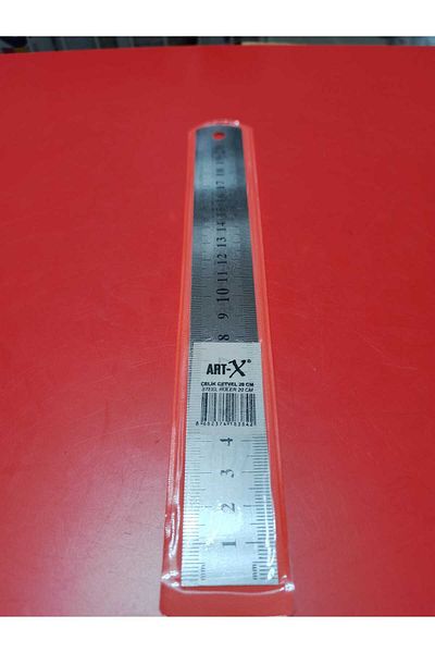 Rich Art-X Steel Ruler 20cm Double Sided