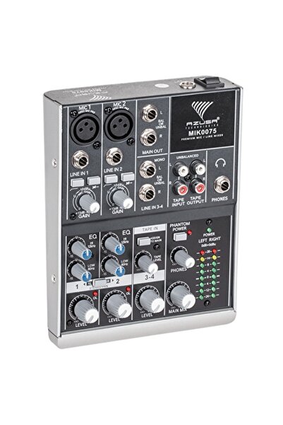 AZUSA Mixer audio cu 4 canale, 20 Hz-20 kHz, Design compact