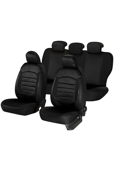 SMARTIC Huse scaune auto, Urban, 11 piese, compatibile airbag, rabatabile, 3 straturi de material