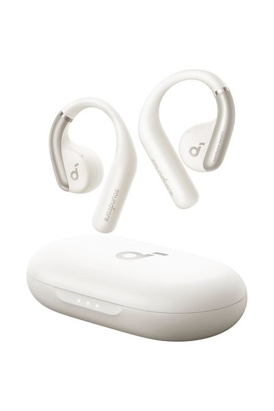 Anker SoundCore AeroFit True Wireless Headphones, IPX7, 42H Autonomy, Bluetooth 5.3, White