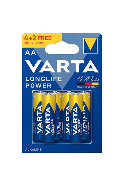 Varta BATERIE ALCALINA LONGLIFE POWER LR6 4+2