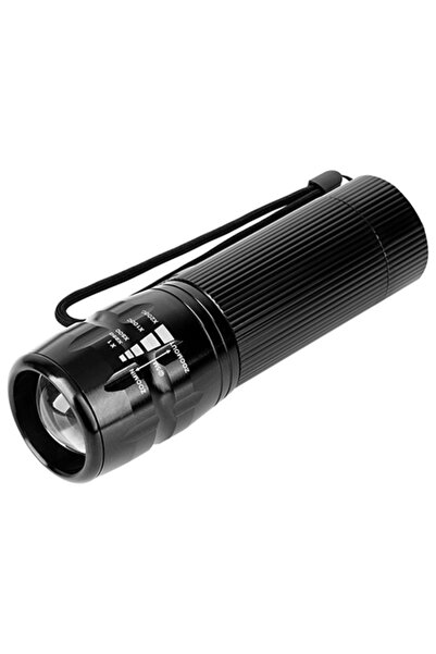 Rebel Lanterna profesională din aluminiu cu zoom 5W, multi-moduri, 100-400 lm