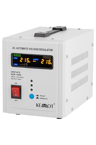 Kemot Stabilizator automat de tensiune de 1000VA cu afișaj LED