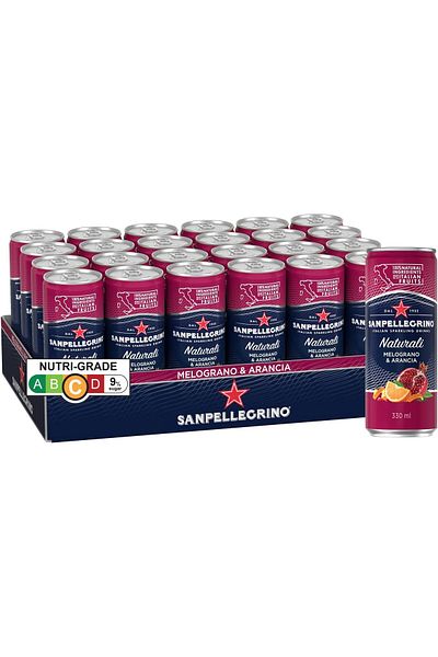 San Pellegrino Sanpellegrino ISD Melograno e Arancia 6 x 4-Packs, 24 x 330ml