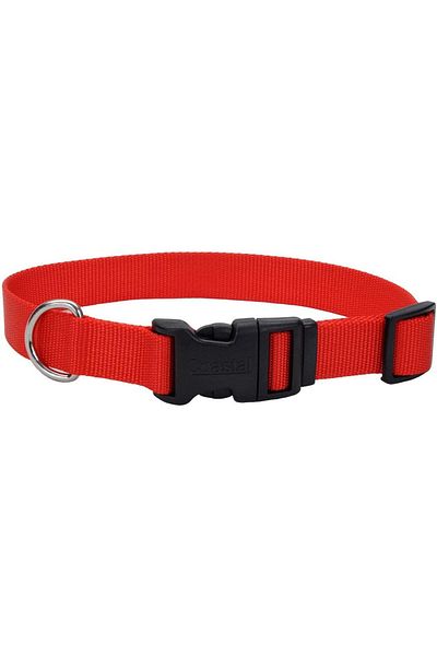 Coastal 1in Tuff Dog Collar Large Red