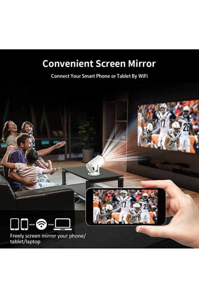 JPT VIDEO PROJECTOR ANDROID 12 WIFI 6 BLUETOOTH 4K PLAYSTORE