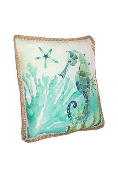 OEM Decorative Pillow with Seahorse Design