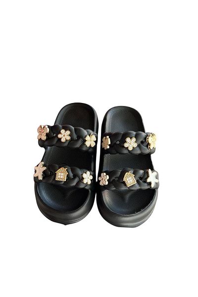 güven kundura Girl's Stone Slippers