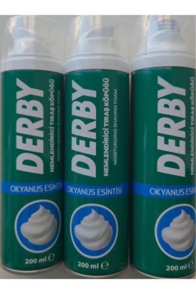 Derby Tıraş Köpüğü 200 ml Okyanus Esintisi 8690885206448 X 3 ADET