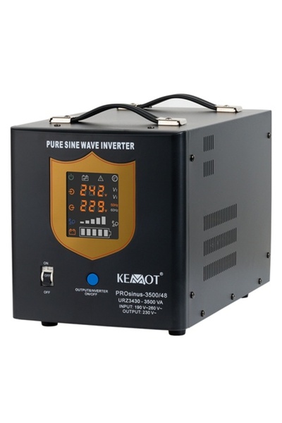 Kemot UPS cu undă sinusoidală pură de 3500VA/2400W, Sistem profesional de rez...