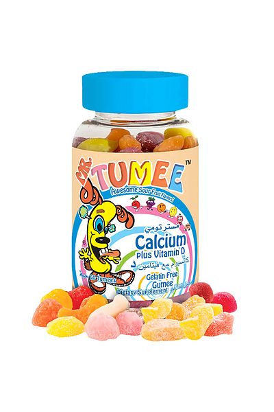 MR Mr. Tumee Calcium with Vitamin D Chewable 60 Tablets
