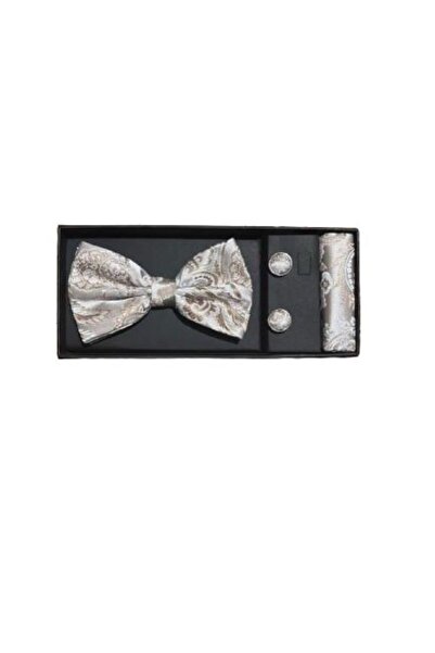OEM Men's Bow Tie/Handkerchief/Button Set
