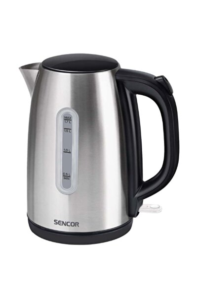 Sencor Fierbător electric din oțel inoxidabil, 1.7L, 2200W, Negru, cu oprire ...