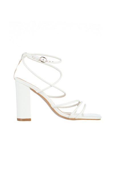 Kalapod Women's white sandals made of eco-leather Ariadne
