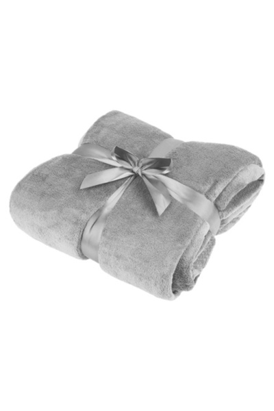 Teesa ΚΟΥΒΕΡΤΑ POLAR FLEECE 200X220CM ΓΚΡΙ