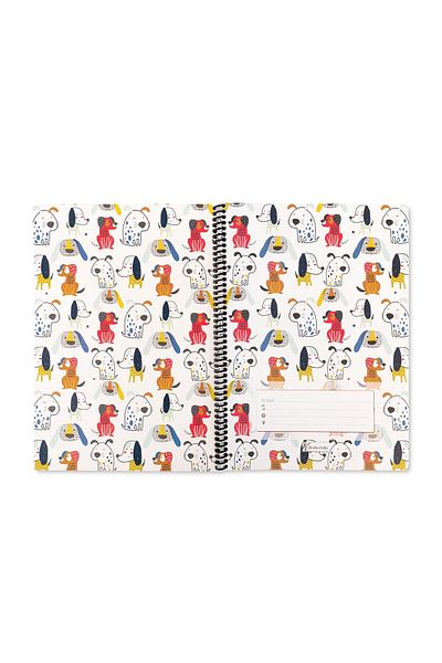 Keskin Colors Caiet cu dungi Sharp Color Animal Friends (16,5 x 22,5 cm)
