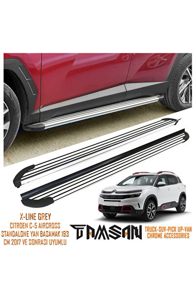 TAMSAN CITROEN C-5 AIRCROSS STANDALONE X-LINE MODEL YAN BASAMAK GRI 193 CM 20...