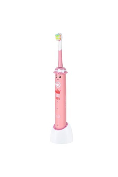 Teesa Periuță de dinți electrică Sonic Junior pentru copii, Roz, Vârsta 4+, 3...