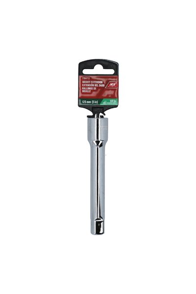 ACE Anti-Rust Durable Glossy Finish Extension Bar Silver 125mm