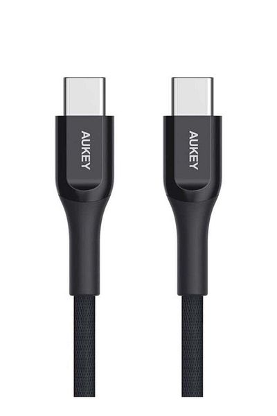 AUKEY كابل Kevlar Core USB-C إلى C كابل شحن سريع بطول 2 متر من USB C إلى USB C