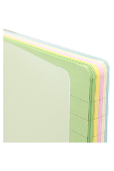 Roco دفتر ملاحظات A5 – 100 ورقة مسطرة مفردة (عربي) مع 5 ألوان باستيل متنوعة