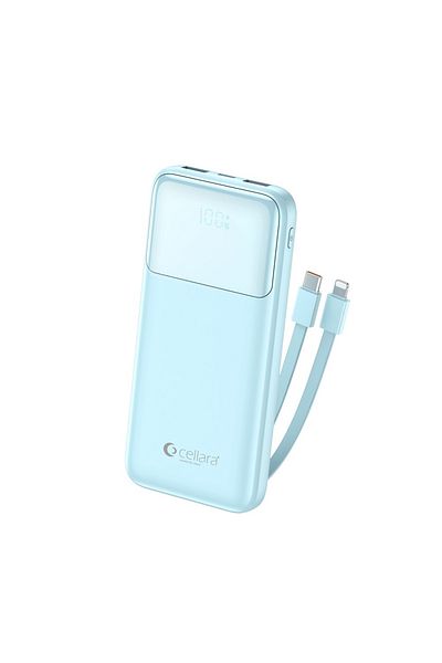 Cellara BATERIE EXTERNA CELLARA COLECTIA VERSA PRO CAPACITATE 10000 MAH PD 22.5W CU CABLU TYPE C/LIGHTNING -