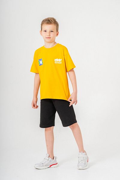 My Hanne Boy's Suit with Printed Back Shorts 051