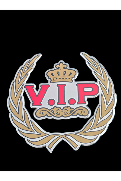 İB GLOBAL ملصق شعار Vip Chrome