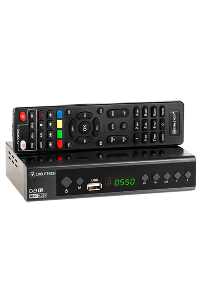 Cabletech Receptor TV Digital H.265 DVB-T2/C cu PVR și redare USB
