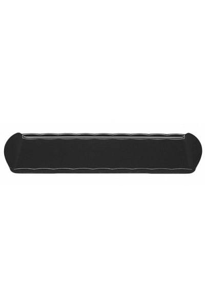 Raki Melamine platter RAKI 25x43x1cm black