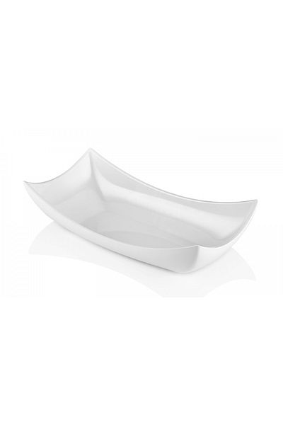 Raki RAKI white melamine rectangular buffet platter 47x26xh11 cm